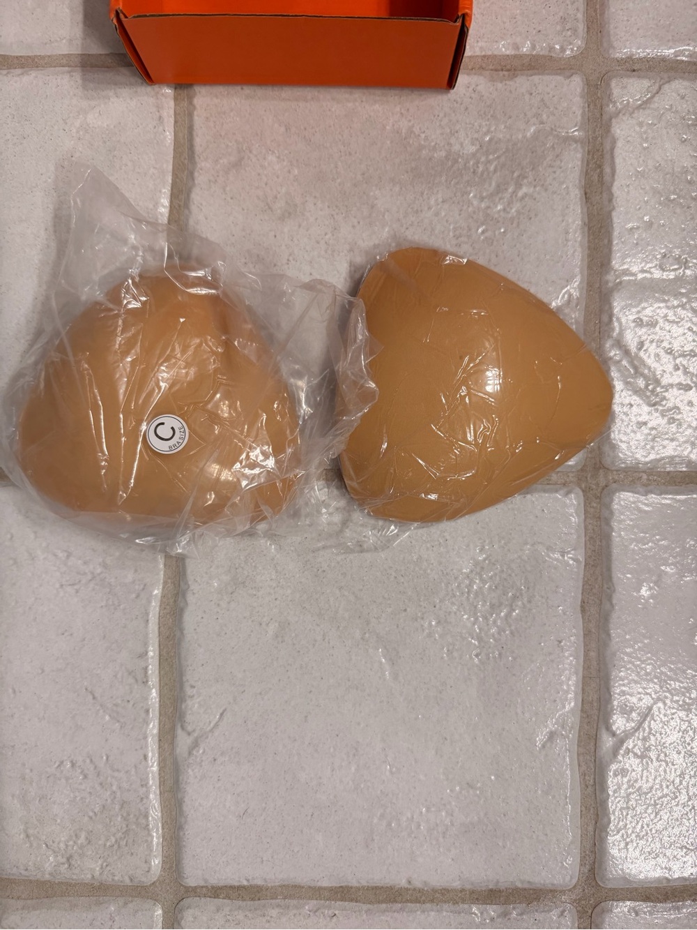 NWOT Silkure Nude Adhesive Bra Cups - Seamless Stick-On Inserts